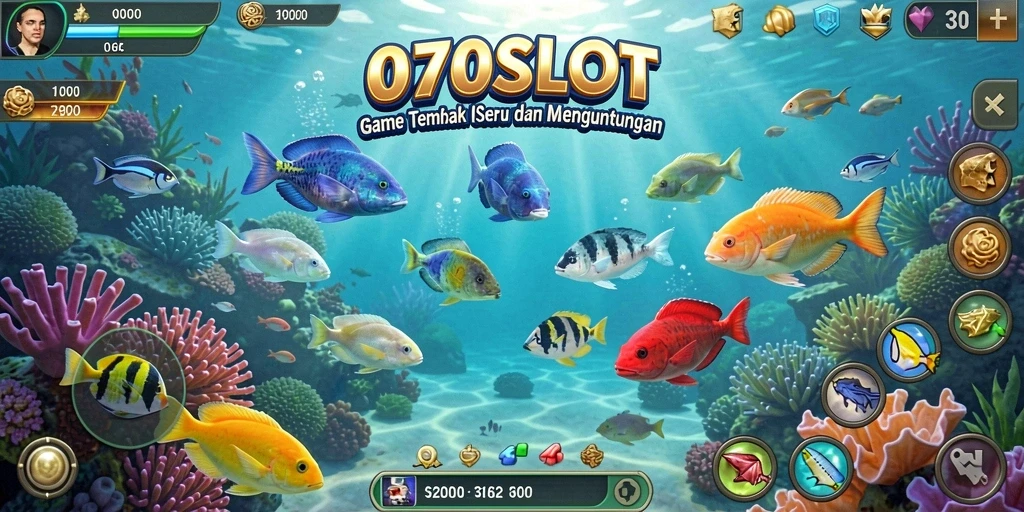 Gameplay Tembak Ikan yang seru dan menantang di 070SLOT.