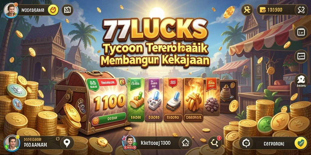 Screenshot menunjukkan gameplay seru di dunia Tycoon.