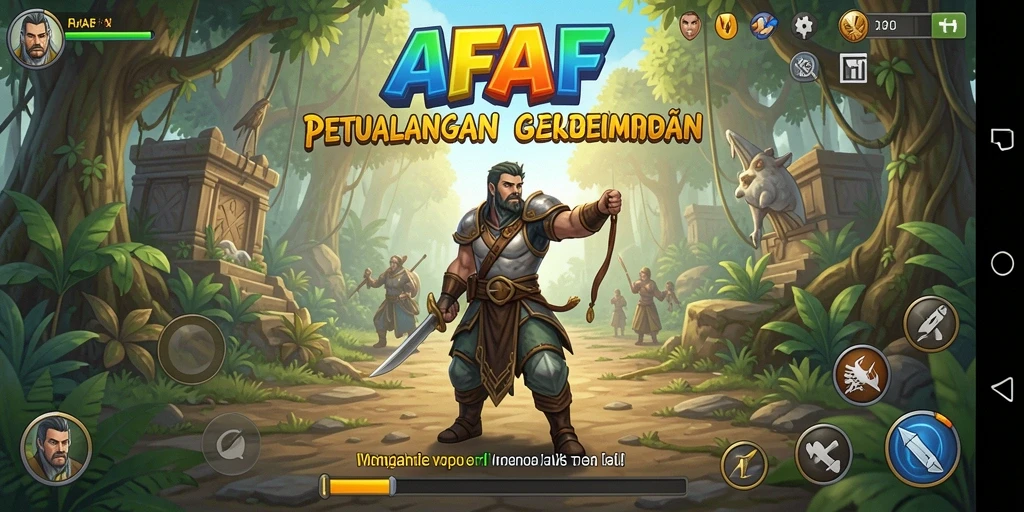 Tampilan gameplay AFAF yang memikat dalam petualangan.
