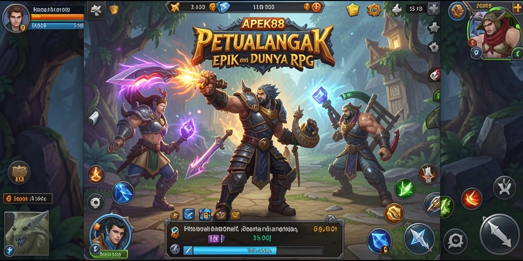 Gameplay seru APEK88 yang menampilkan aksi RPG mendebarkan.