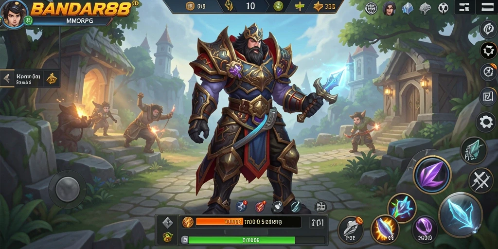 Tampilan gameplay mendalam di BANDAR88 dengan aksi seru dan karakter menarik.