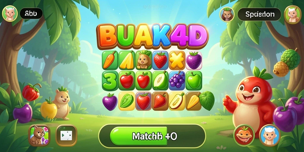 Gameplay seru BUAH4D yang penuh warna dan tantangan.