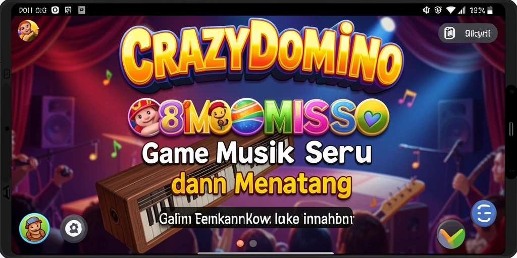 Gameplay seru dengan irama musik yang menari-nari.