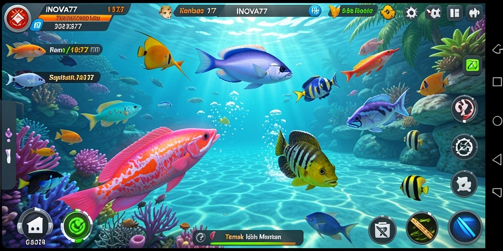 Tampilkan gameplay seru Tembak Ikan di INOVA77.