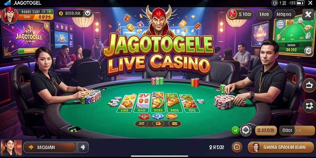 Gameplay menarik di Live Casino JAGOTOGEL dengan dealer profesional.