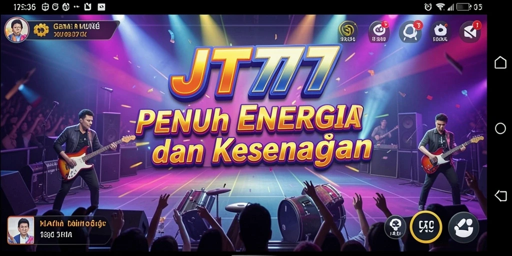 Tampilan gameplay JT777 yang menarik dengan musik yang memukau.