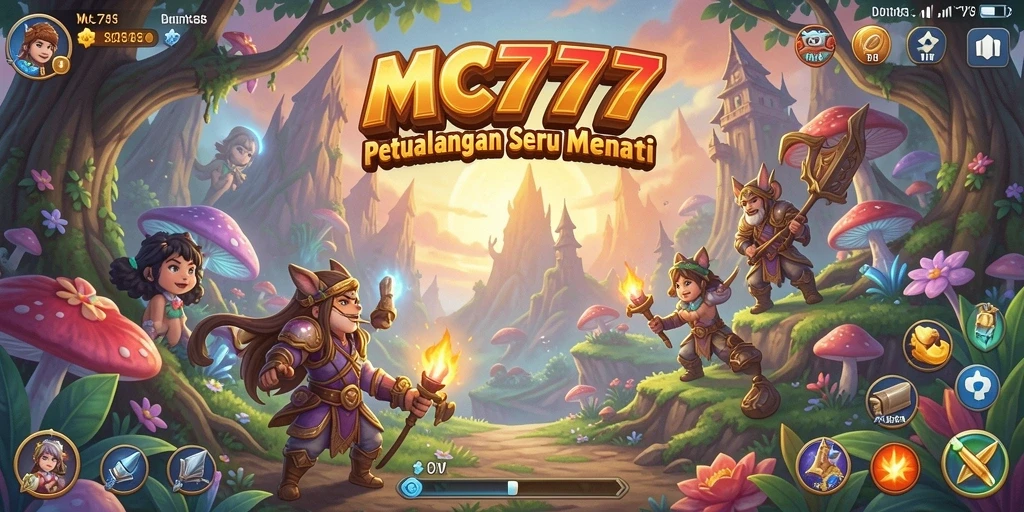 Gameplay seru dari MC777 di dunia petualangan fantastis.
