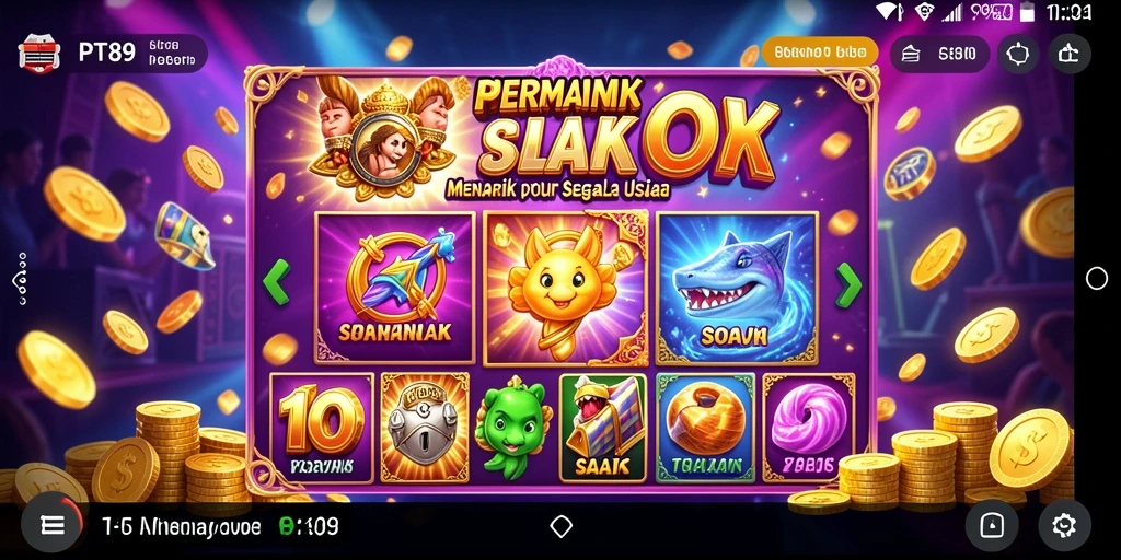 Screenshot PT89 menunjukkan keseruan bermain Slot dengan grafis mengesankan.