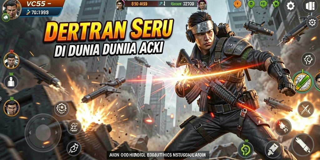 Tampilan gameplay VC55 yang menegangkan dan penuh aksi.