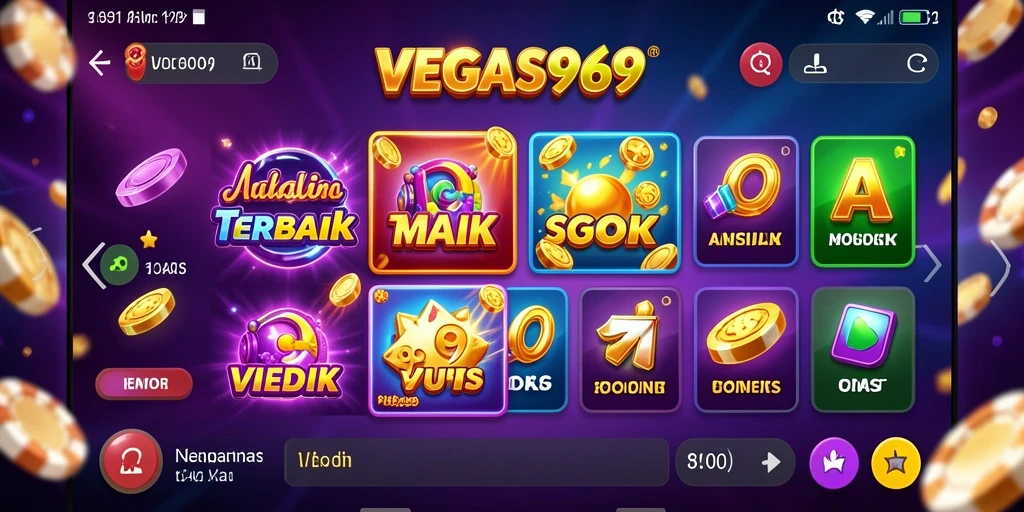 Tampilan gameplay VEGAS969 yang menarik dan penuh warna.