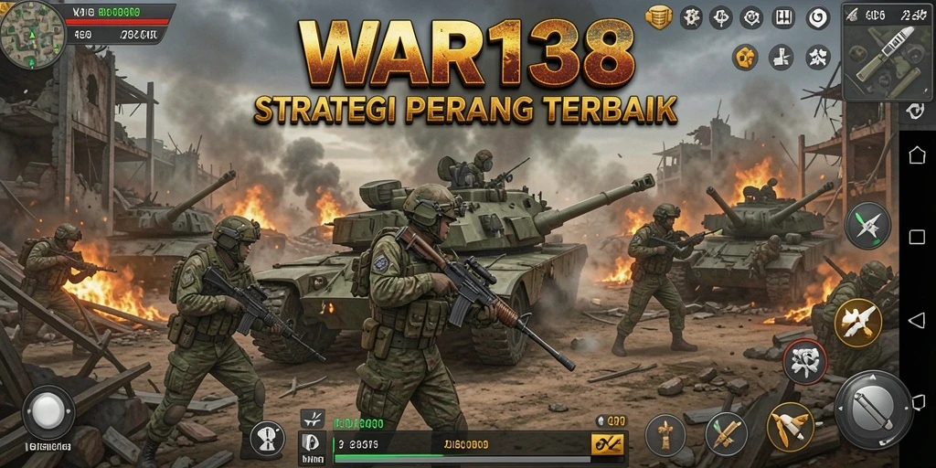Tangkapan layar gameplay WAR138 yang menunjukkan aksi pertempuran yang mendebarkan.
