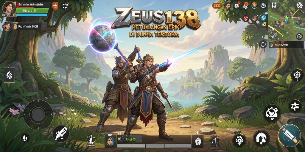 Tangkapan layar ZEUS138 menunjukkan eksplorasi dunia terbuka yang menakjubkan.